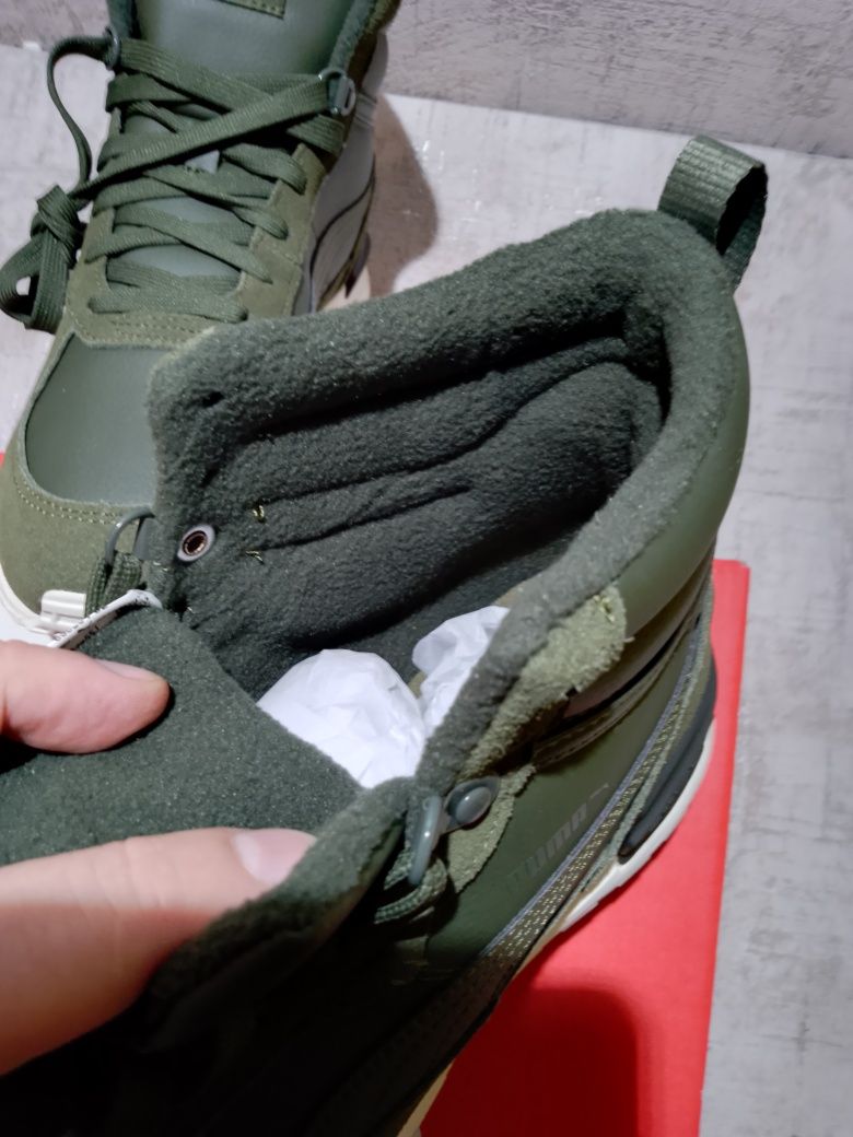 Кеды Puma Graviton Mid, кроссовки мужские утеплённые 42 размер