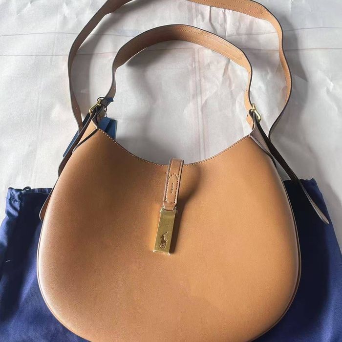 Torebka camelowa i czarna Polo Ralph Lauren! Premium ! Skóra naturalna