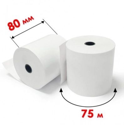 РРО чекаова Касова термострічка 80/75 термо стірчка 80 мм x 75м