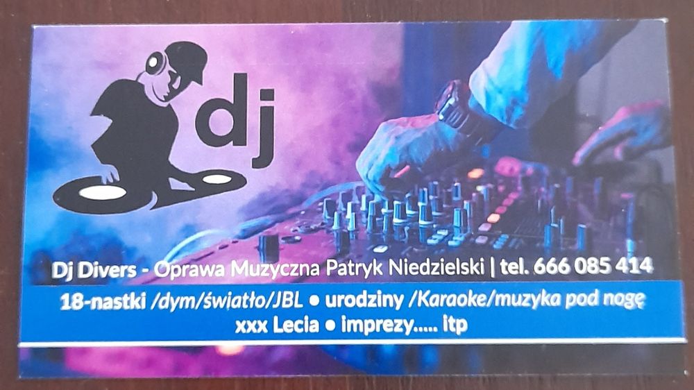 Dj Divers 18stki zjazdy rodzinne xxxlecia 18nastki urodziny itp