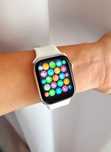 Smartwatch biały pasek
