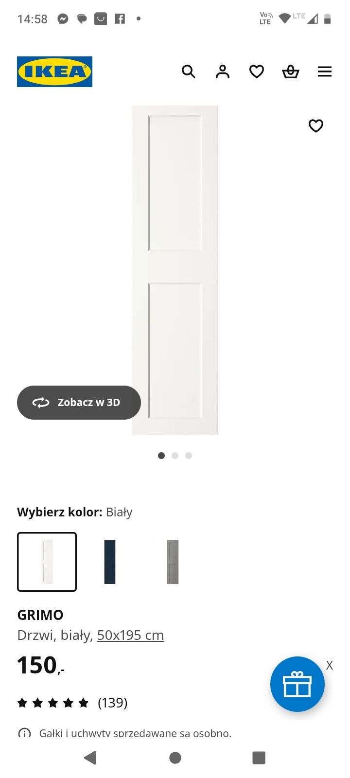 Front GRIMO ikea