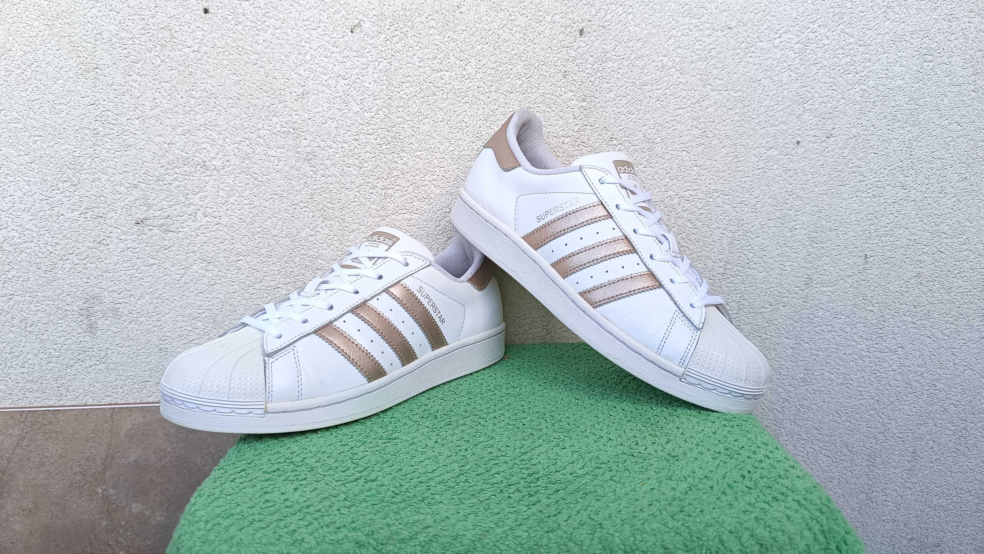 Damskie sneakersy ADIDAS SUPERSTAR r.39 1/3 skóra stan bardzo dobry