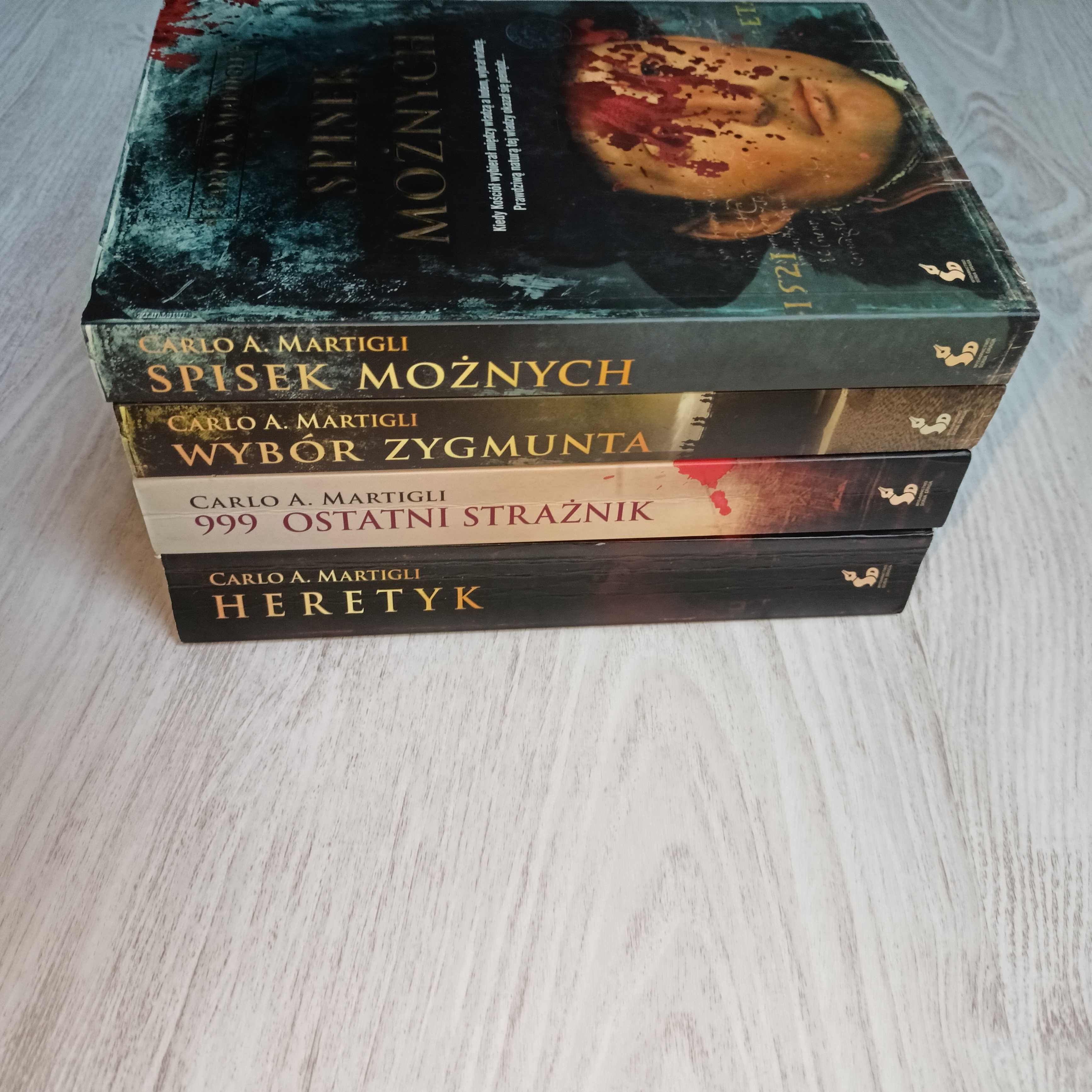 4x Martigli Heretyk 999 Ostatni strażnik Wybór Zygmunta Spisek możnych