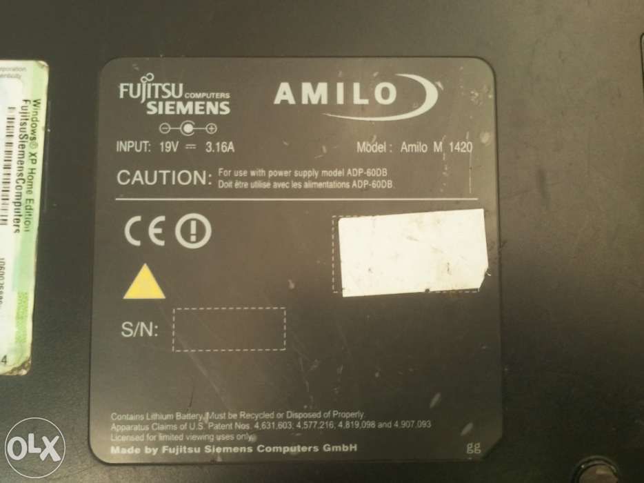 Fujitsu siemens amilo M1420