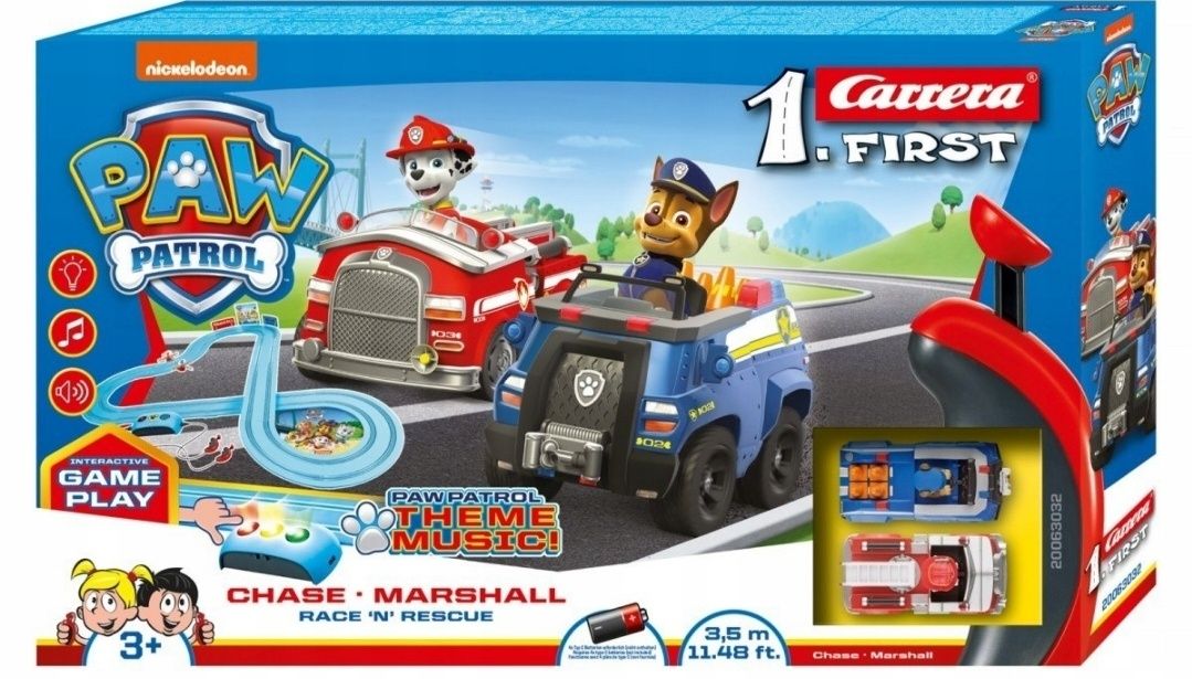 Tor samochodowy Carrera First 1. - PAW PATROL - Race 'N' Rescue 63032