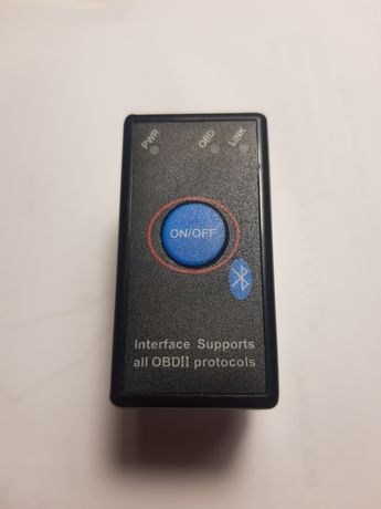 Сканер OBDII Bluetooth ELM327 V2.1 із кнопкою включення