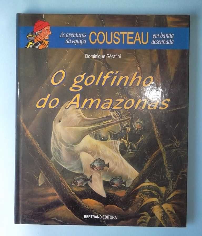 As Aventuras de COUSTEAU em banda desenhada 4 volumes completo.