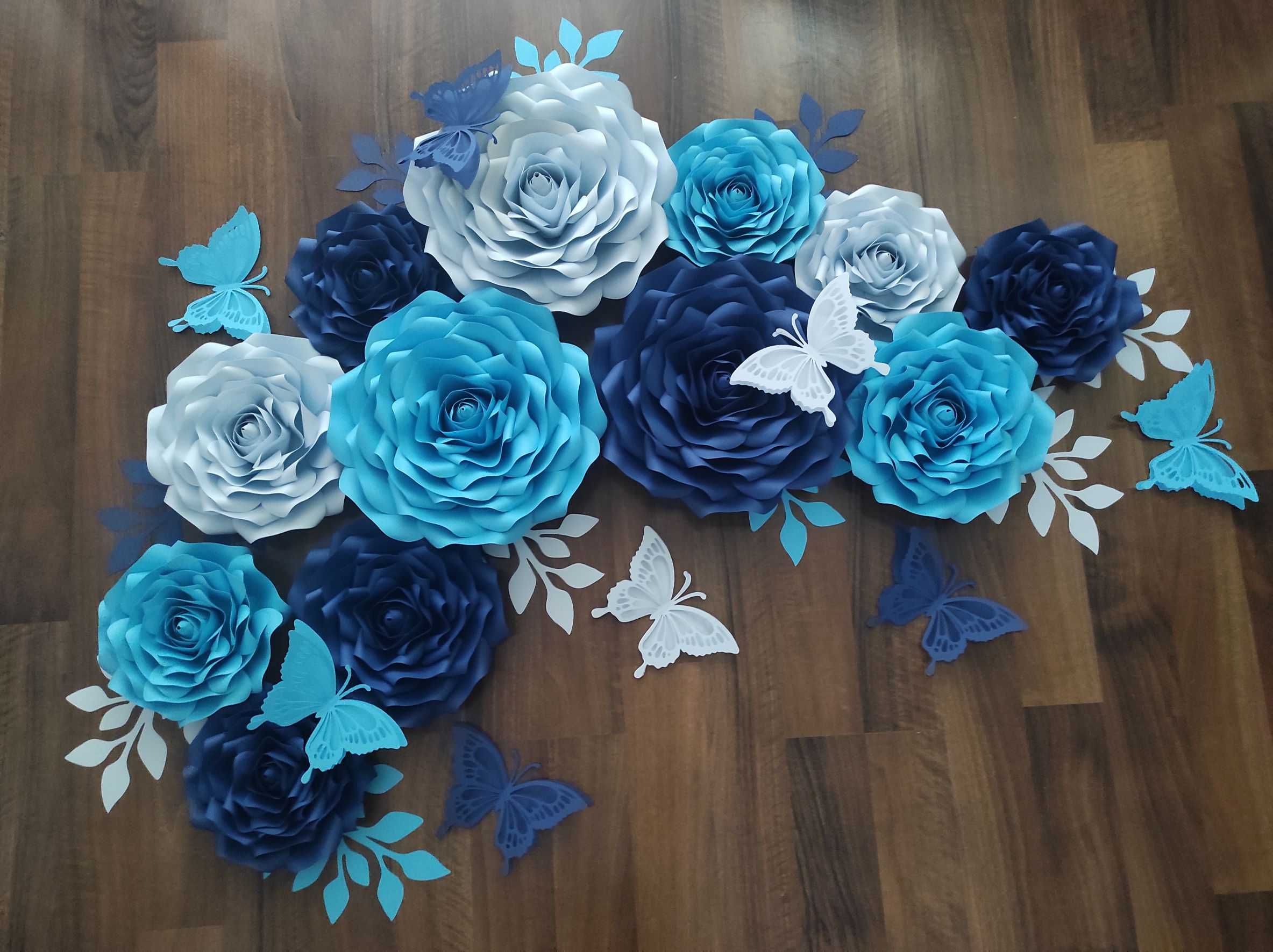 Róże z papieru 3D