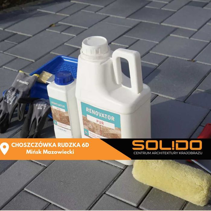 Usuwanie wykwitów z kostki, renowacja nawierzchni RENOWEX PUR
