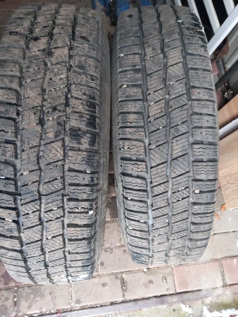 Opony zimowe na felgach 16C fiat ducato
