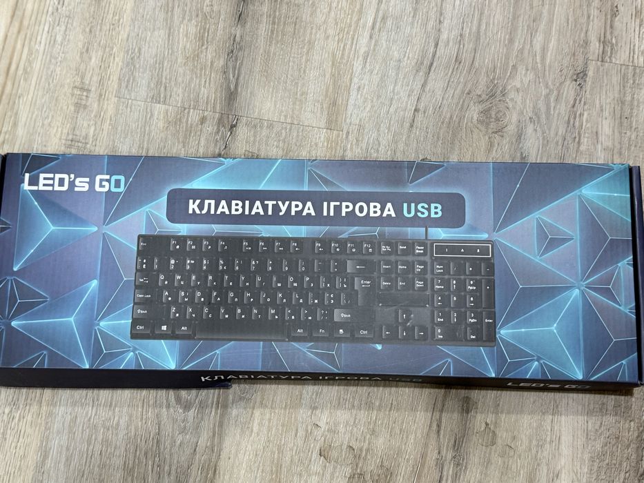 Клавіатура нова ігрова/офісна. Клавиатура новая игровая/офисная