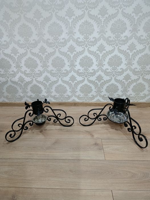 Solidne stojaki choinkowe, kute, misa na wodę (świerk, jodła kaukaska)