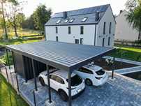 Carport, wiata, zadaszenie, nowoczesna wiata samochodowa