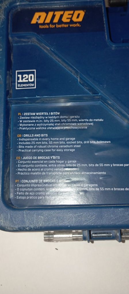 Zestaw bitów i wierteł