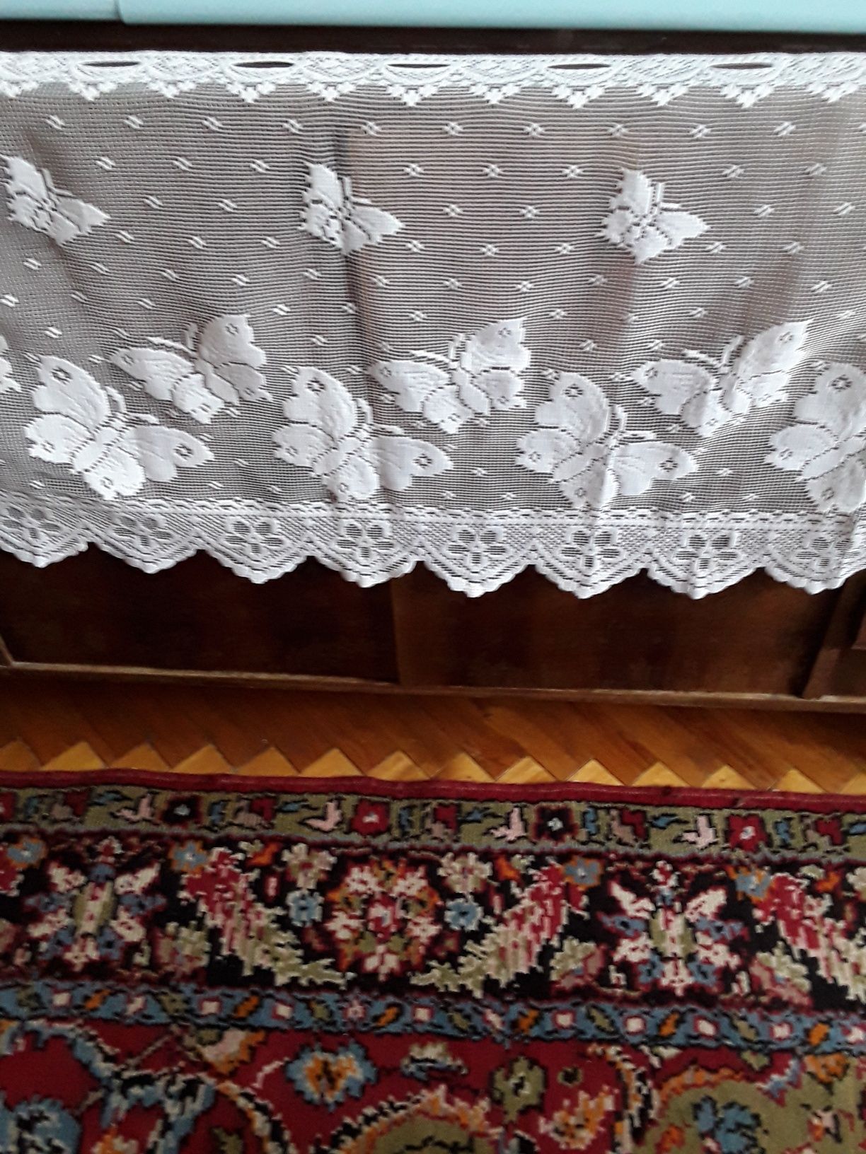 Кухонная шторка с кофе 250гр,тюли  на окно короткая