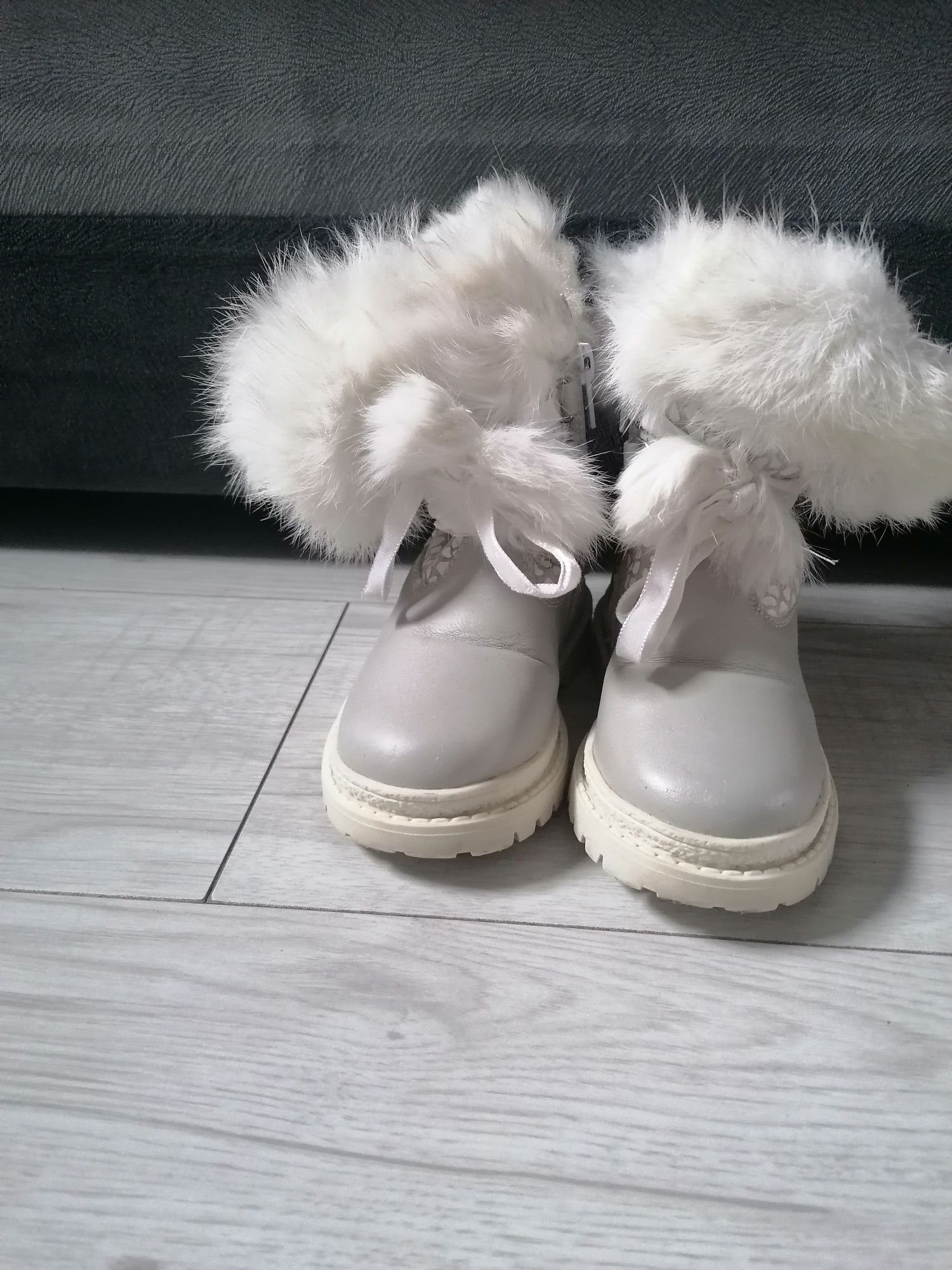 Buty zimę Bartek 25 wewnątrz wełniane