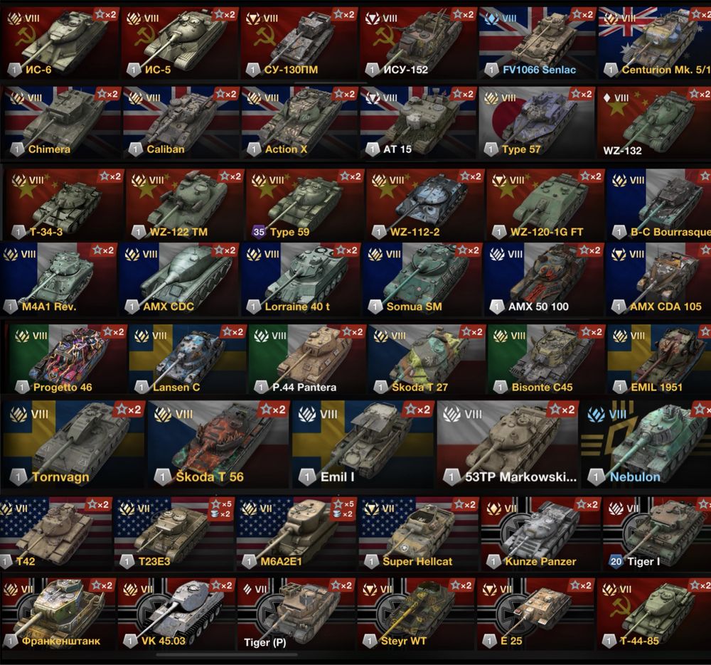 Продам заряженный аккаунт Wot Blitz