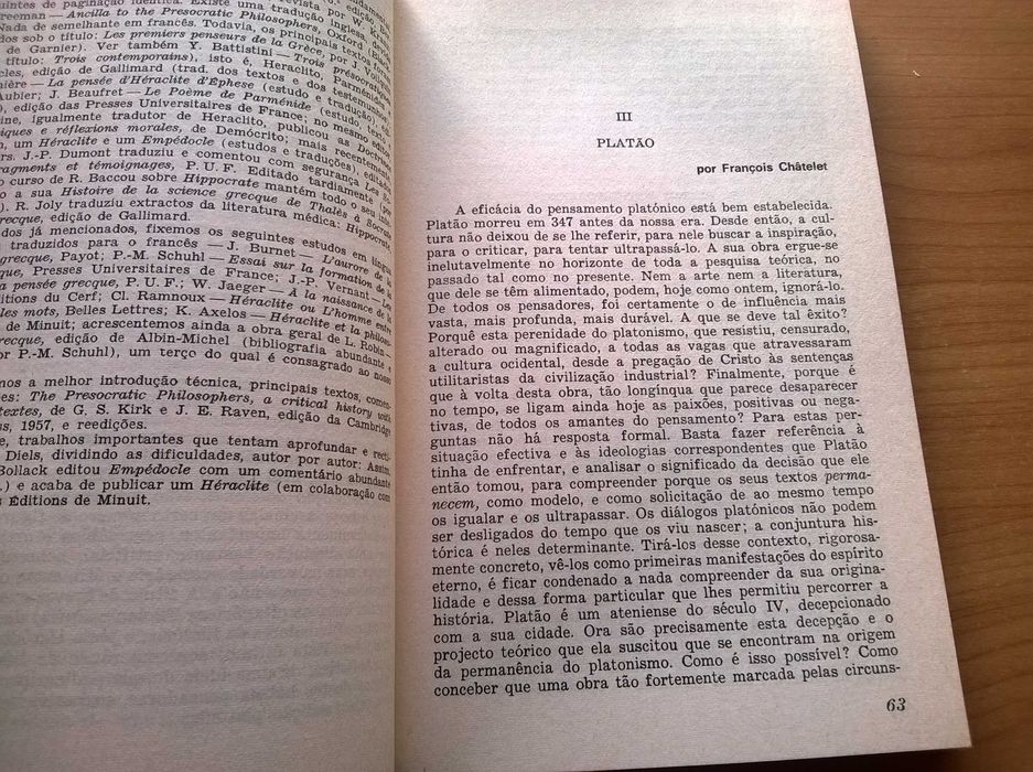 Filosofia Pagã Do Séc VI A.C. Ao Séc III D.C. - François Châtelet