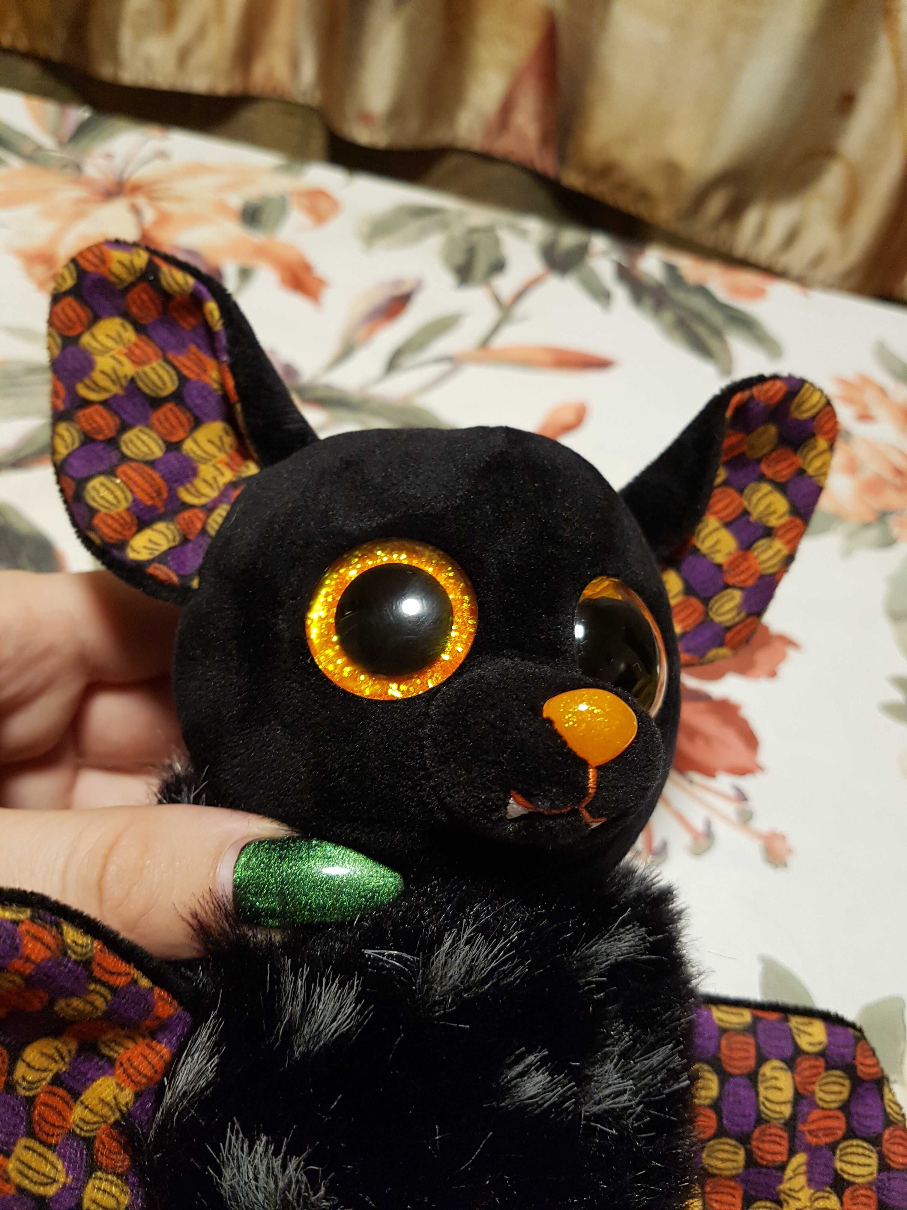 TY Beanie Boos глазастик летучая мышь пушистая 15 см Halloween