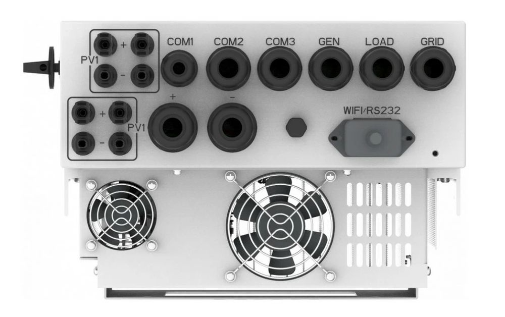 Гібридний інвертор Deye SUN-6k-SG05LP1-EU 6kW, 1ф , 48V