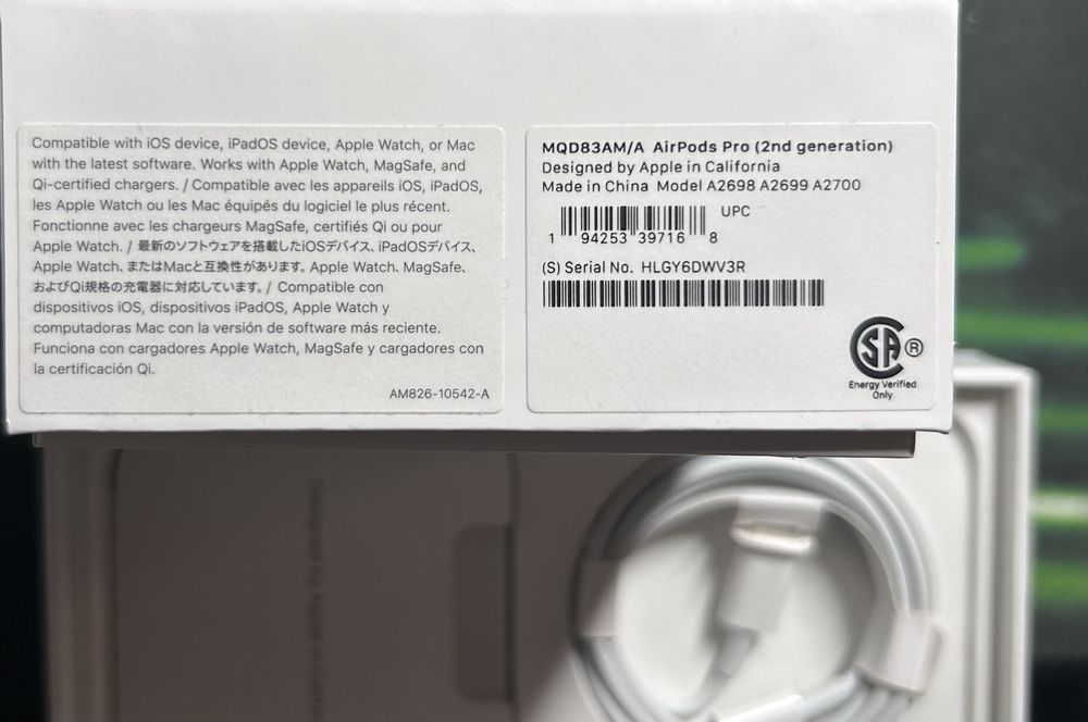 (ORIGINAL) Apple Дата кабель USB-C to Lightning Cable (1 m)