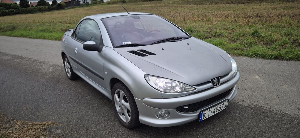 Peugeot 206cc cabrio 1.6 skóra zadbany