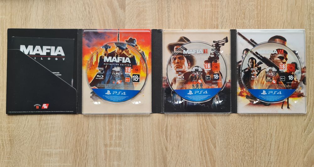 PlayStation 4 ps 4 PS4 PlayStation 5 ps 5 PS5 Диск Ігра Мафія Трилогія
