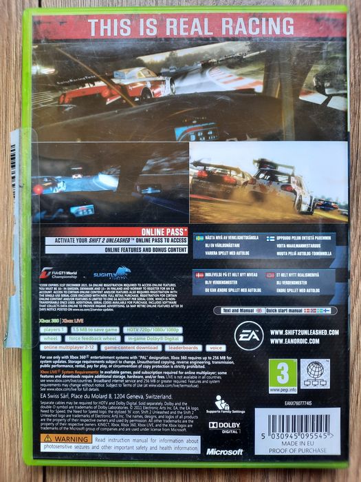Gra Need For Speed Shift 2 Unleashed xbox 360