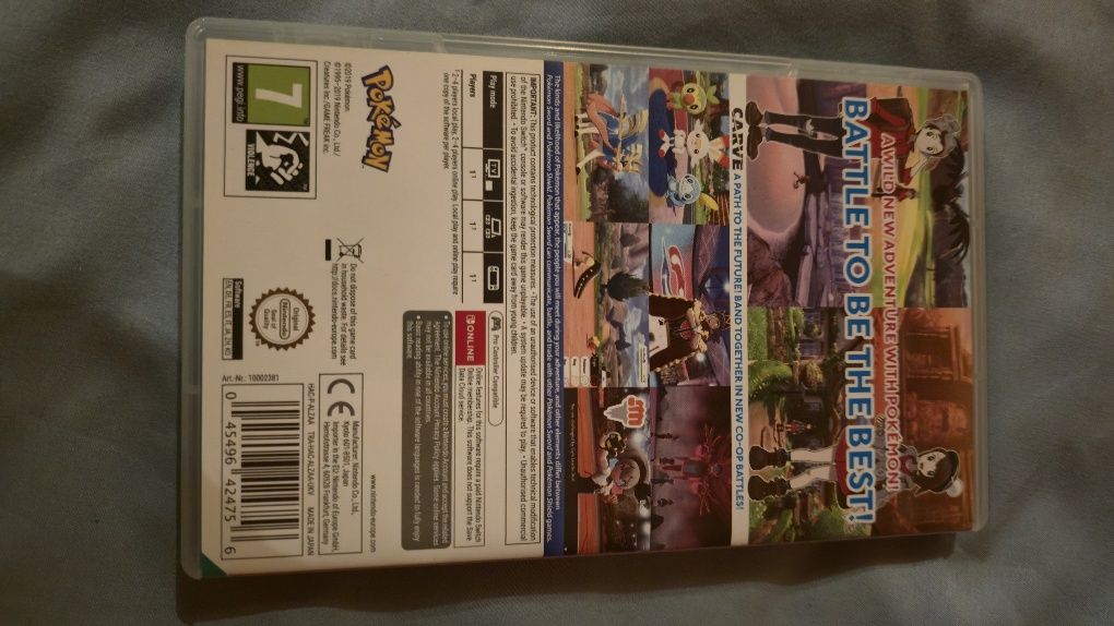 Gra Pokemon Let's go Eevee oraz Gra Pokemon Sword