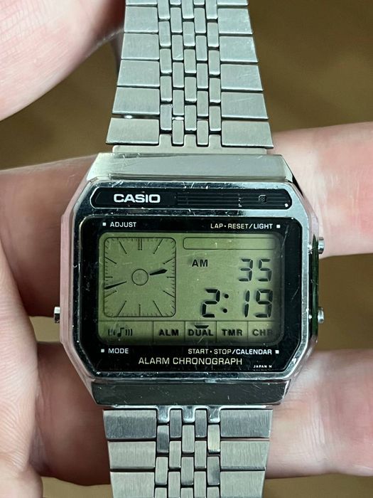 Винтажный часы CASIO AX-210. 1982 г.
