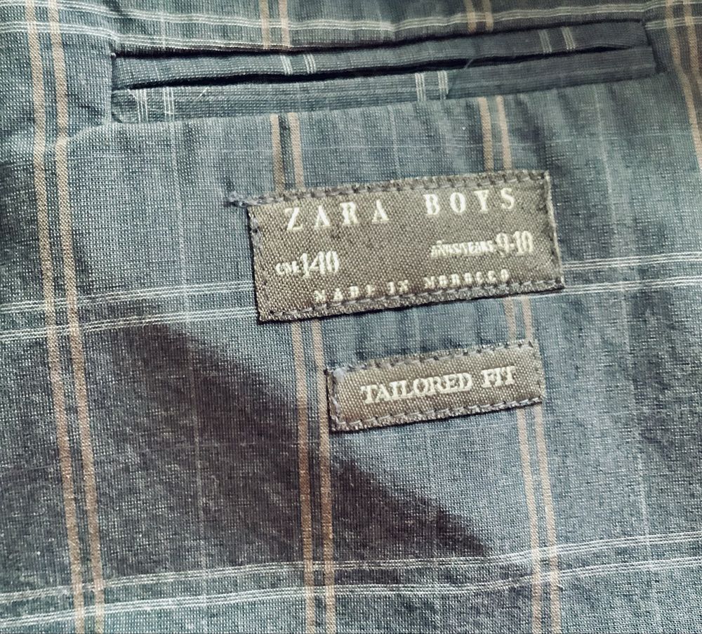 Marynarka w kratkę Zara boys 140 cm
