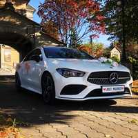 Auto do ślubu WARSZAWA Biały MERCEDES CLA AMG | samochód do ślubu