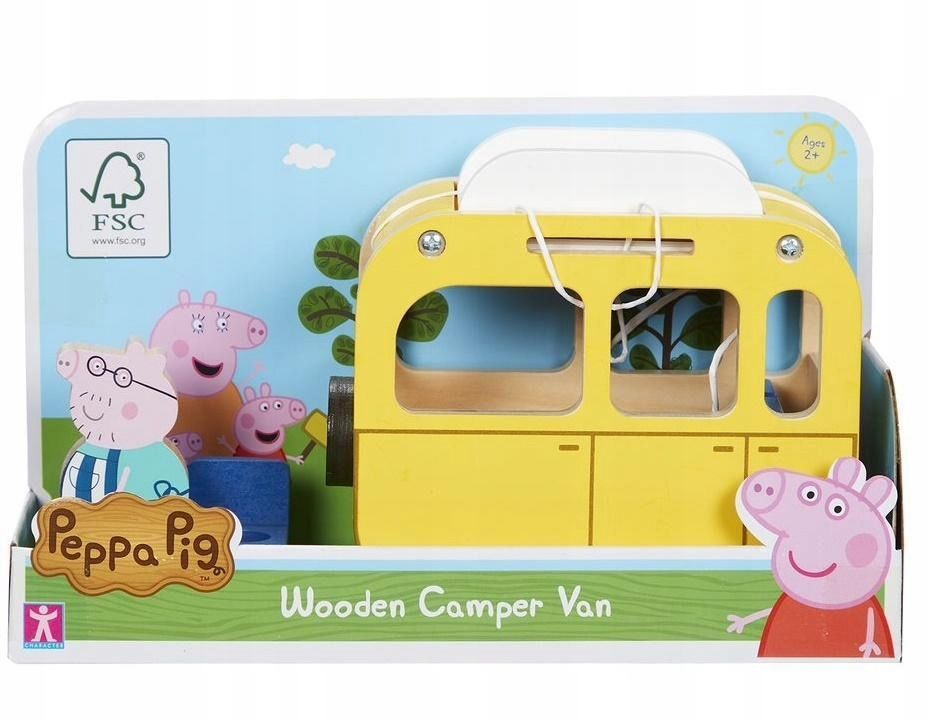 Peppa Pig - Drewniany Kamper Z Figurką, Tm Toys