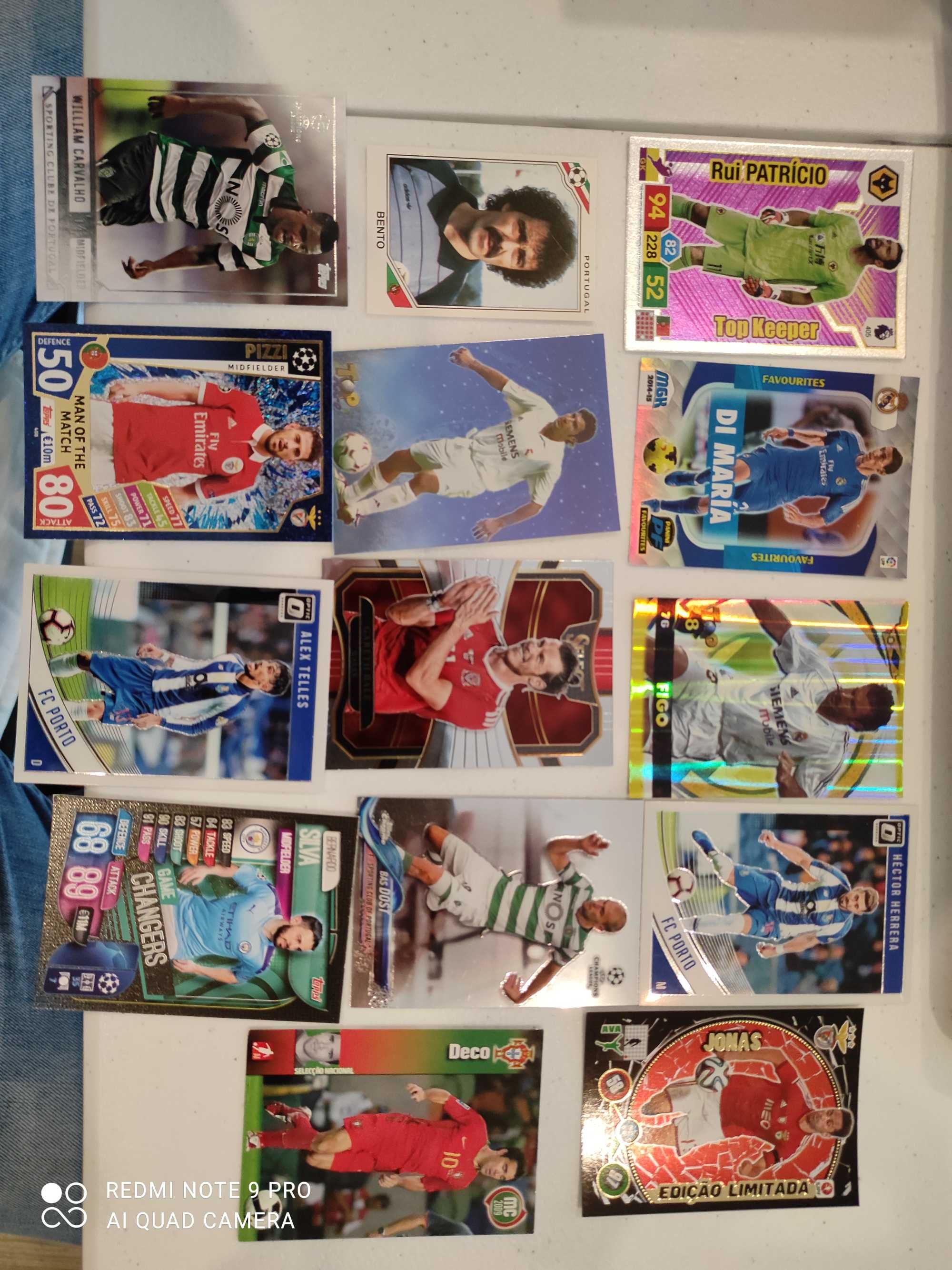 Cards e cromos de craques da bola 2