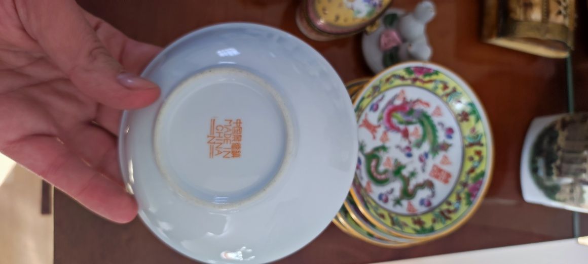Chińska porcelana komplet miseczek