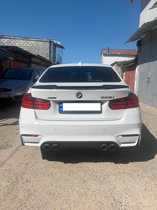 бмв ф30 спойлер м4 bmw f30 лип спойлер накладка тюнинг