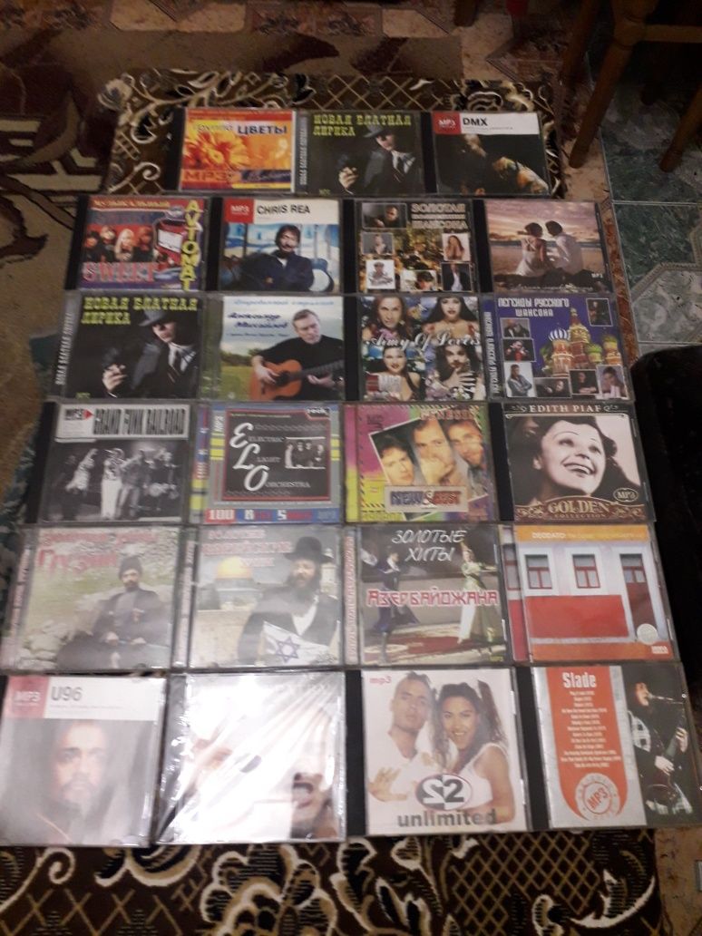 Музикальние диски , DVD, CD, MP3