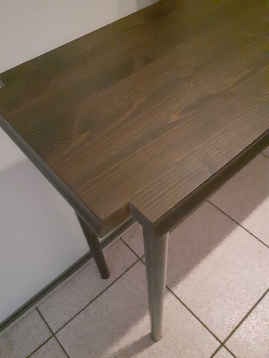 Toaletka drewniana stolik drewniane loft biurko