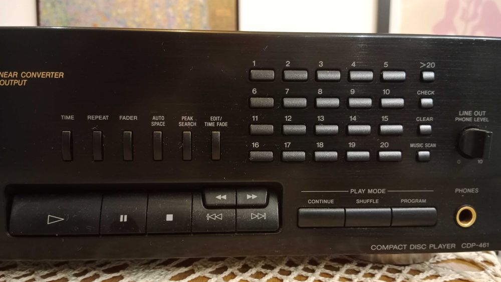 Odtwarzacz CD Sony CDP 461