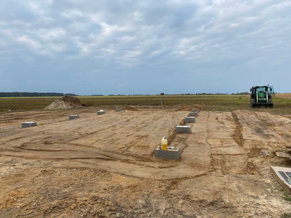 SPRZEDAM działkę  z pozwoleniem na budowę  w trakcie budowy budynku