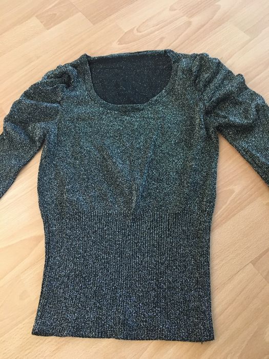 Bluzka damska srebrna rozmiar S