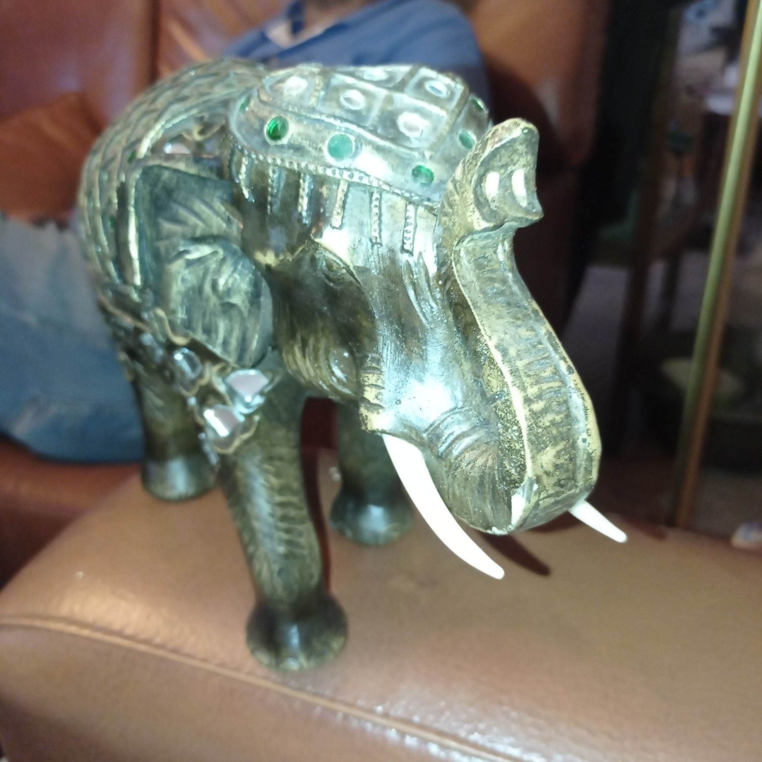 Peça de decoração elefante