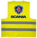 kamizelka odblaskowa kierowca, kamizelka z nadrukiem Scania, Scania