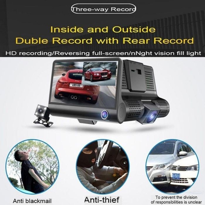 Câmera gravador auto