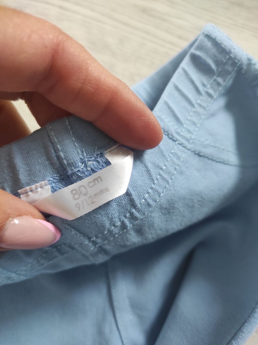 Legginsy getry dziewczęce rozmiar 80 Pepco 2 sztuki