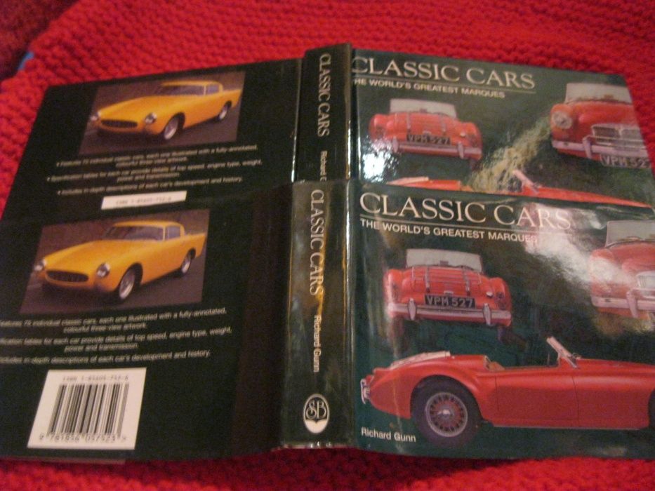 книга английский classic cars the worlds greatest marques Richard Gunn