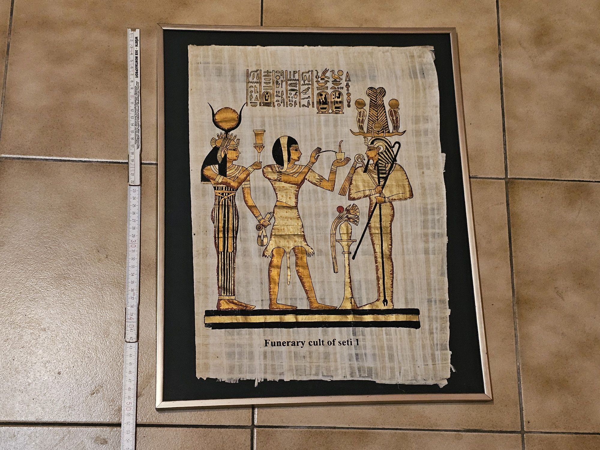 Obrazy Egipt mitologia pergamin papirus cena za 3