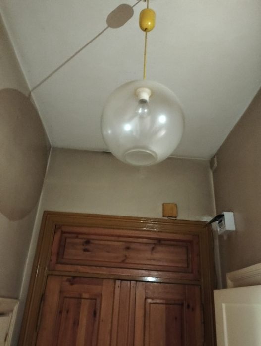 Szklana lampa art deco