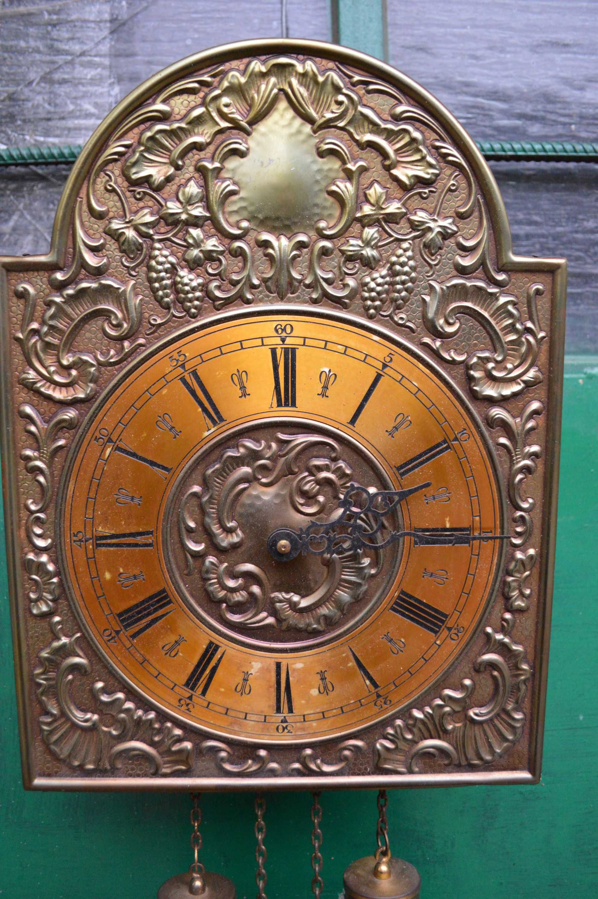 zegar ścienny stary  wiszący antyk retro